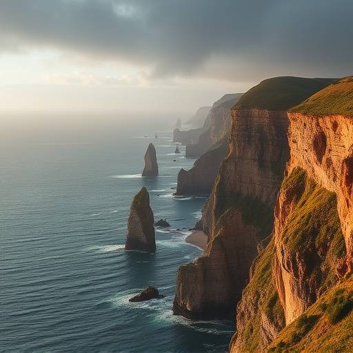 Exterior shot of Coastal Cliffs