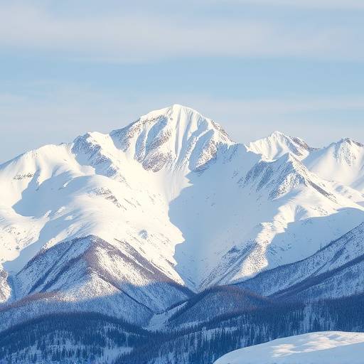 Snowy Mountain Range - Ideal for winter landscapes